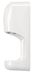 Seche mains electrique air pulsé horizontal blanc