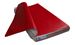 Nappe papier 60 x 60 cm rouge vif colis de 400