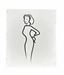 Pictogramme WC pour femme