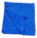 Chiffon microfibre bleu