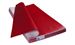 Nappe papier 70 x 70 cm rouge vif colis 400