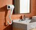 Sèche-cheveux mural JVD GLOW blanc 1400W