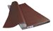 Nappe papier 80 x 80 cm chocolat colis de 200