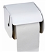 Distributeur papier toilette rouleaux métal blanc