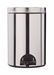Poubelle à pédale métal 14L inox rossignol sanelia