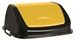 Couvercle pour poubelle 50L Rossignol clap jaune