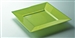 Assiette plastique couleur anis carré 180 par 72
