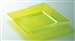 Assiette plastique couleur fluo carré 180 par 72
