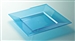 Assiette plastique couleur bleu carré 240 par 96
