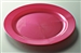 Assiette plastique couleur  magenta ronde 190 mm par 96