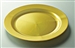 Assiette jetable or ronde prestige D 240 mm colis de 132