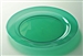 Assiette jetable verte ronde prestige D 240 mm colis de 132