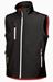 Gilet sans manche softshell travail Upower climb noir