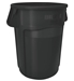 Conteneur brute Rubbermaid rond 167 Litres noir