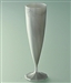 Flute jetable champagne argent 13 cl