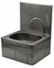 Lave main inox 304 avec dosseret