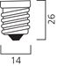 Lampe LED E14 5 watts destructeur BRC