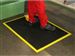 Tapis ergonomique zone de sécurité 60x90cm jaune