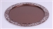 Sous assiette plastique ronde chocolat par 72