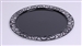 Sous assiette plastique ronde noir par 72