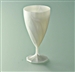Verre jetable cristal à vin 15 cl nacre