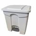 Poubelle cuisine HACCP 30 L a pedale blanche