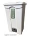 Poubelle cuisine HACCP 90 L a pedale blanche