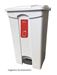 Poubelle cuisine HACCP 90 L a pedale blanche