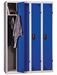 Vestiaire metallique industrie propre colonne depart
