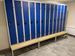 Vestiaire metallique industrie propre 4 colonnes