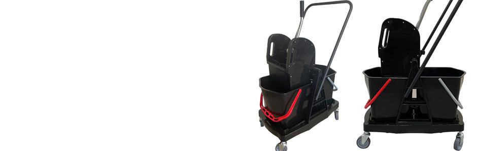 Chariot ménage 2 seaux