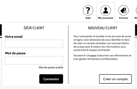 Créer mon compte ou me connecter