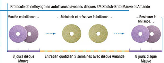 Disque cristallisation 3M Sctoch-Brite